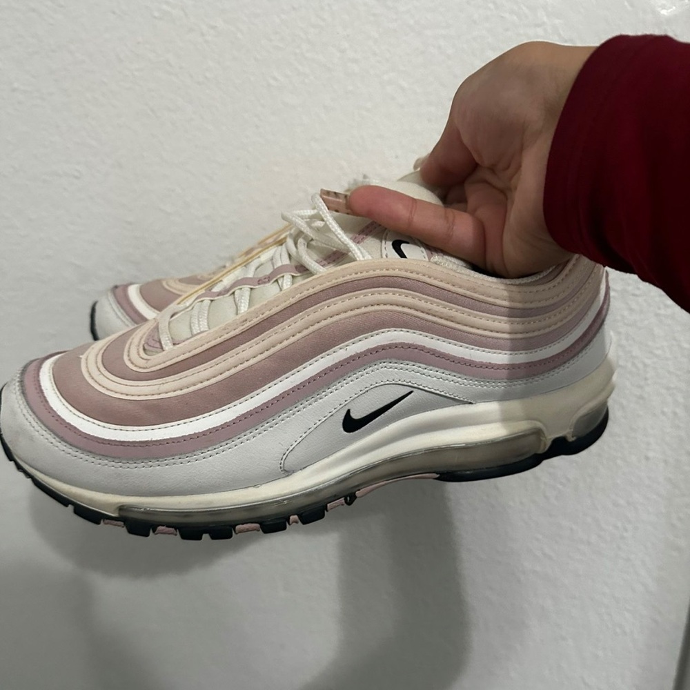 Nike Air Max 97 Pink Cream 7W en - Picture 1 of 5